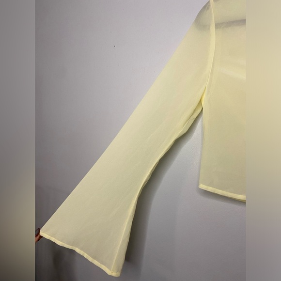 Tiger Mist Sheer Tie Top - Picture 5 of 7